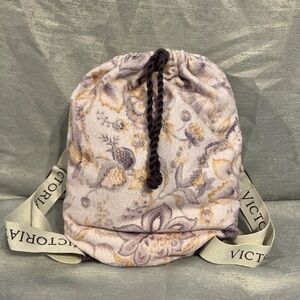 Victoria's Secret Pink 2in1 Convertible TOWEL BACKPACK terry cloth soft